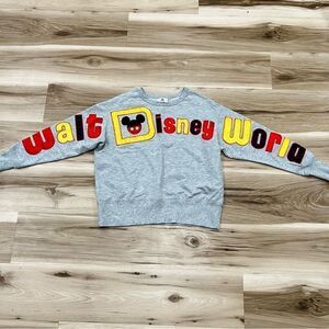 Walt Disney World Spirit Jersey Crewneck Sweatshirt Long Sleeve Size XS